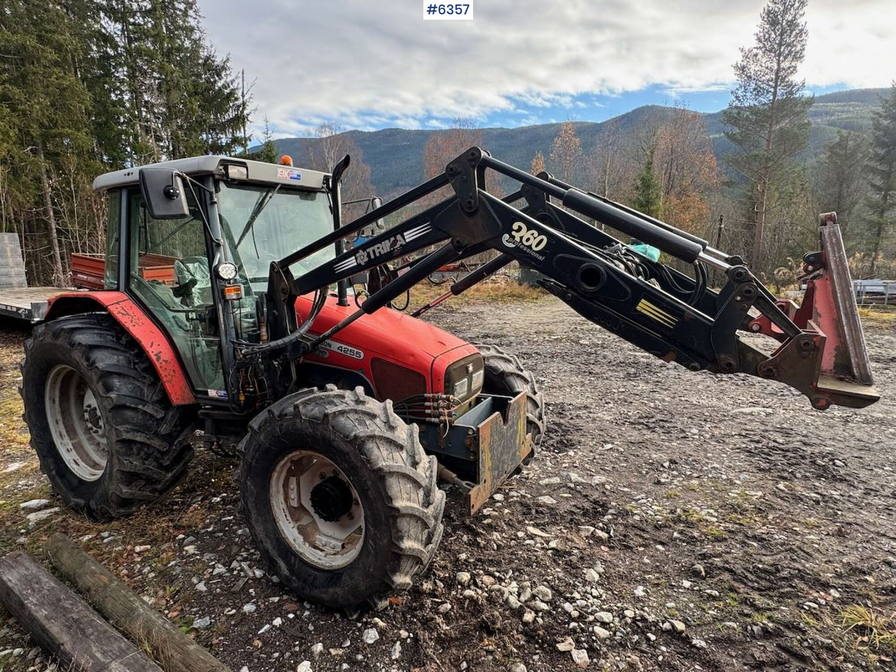 2000 Massey Ferguson 4255 m/ frontlaster - Traktor: pilt 5 2000 Massey Ferguson 4255 m/ frontlaster - Traktor: pilt 5