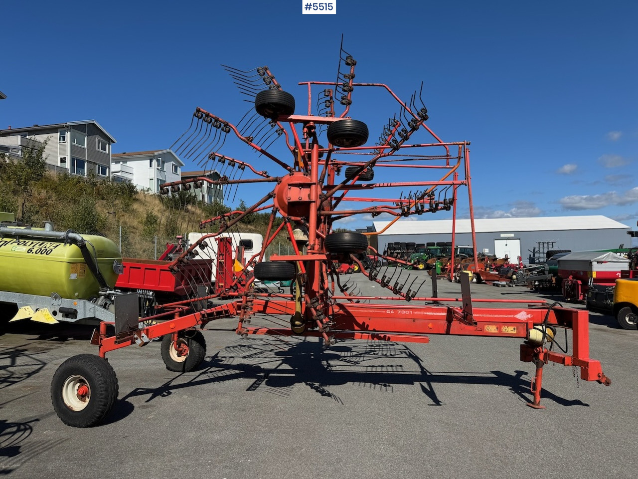 2002 Kuhn GA 7301 Collecting rake - Kaarutusseadmed: pilt 2 2002 Kuhn GA 7301 Collecting rake - Kaarutusseadmed: pilt 2