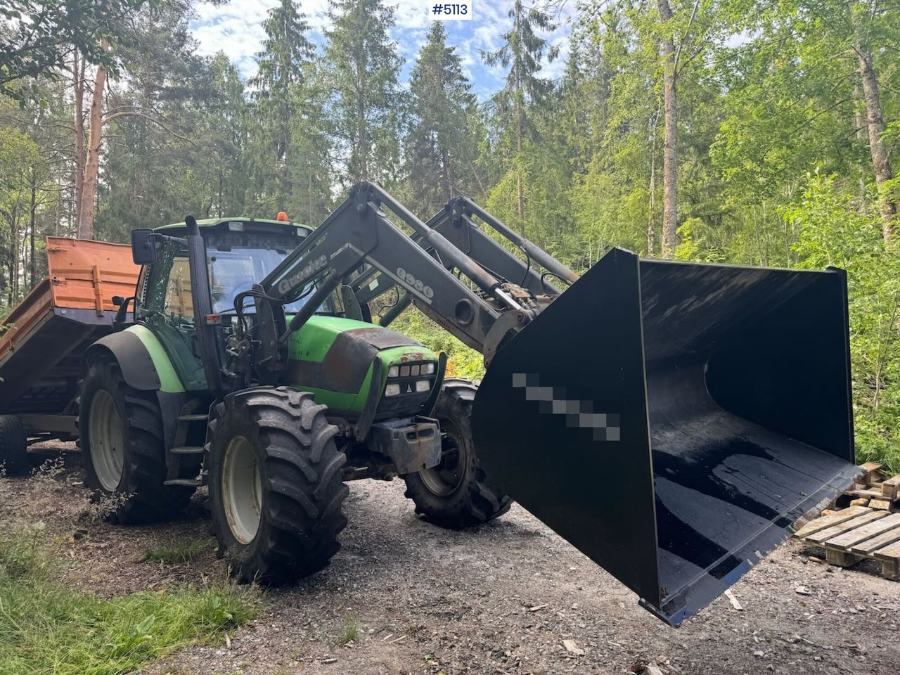 2004 Deutz-Fahr Agrotron TTV 1130 w/ front loader - Traktor: pilt 2 2004 Deutz-Fahr Agrotron TTV 1130 w/ front loader - Traktor: pilt 2