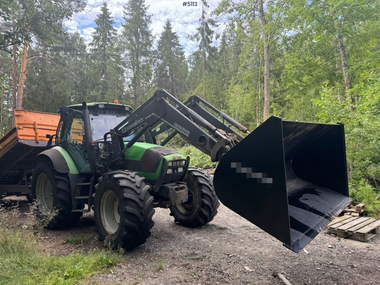 2004 Deutz-Fahr Agrotron TTV 1130 w/ front loader - Traktor: pilt 4 2004 Deutz-Fahr Agrotron TTV 1130 w/ front loader - Traktor: pilt 4