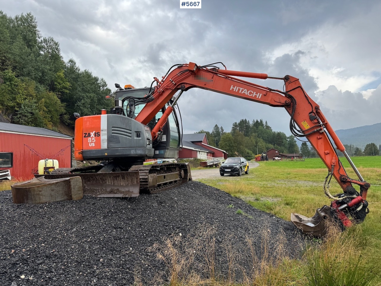 2011 Hitachi ZX 85 US-3 w/rotor tilt and buckets - Ekskavaator: pilt 4 2011 Hitachi ZX 85 US-3 w/rotor tilt and buckets - Ekskavaator: pilt 4