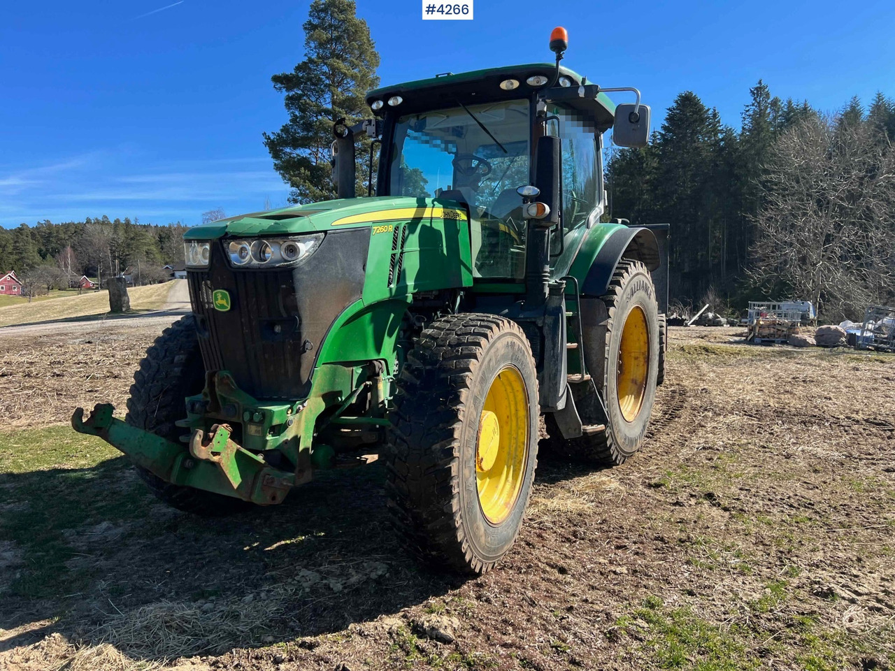 2012 John Deere 7260R Tractor w/ PTO - Traktor: pilt 2 2012 John Deere 7260R Tractor w/ PTO - Traktor: pilt 2