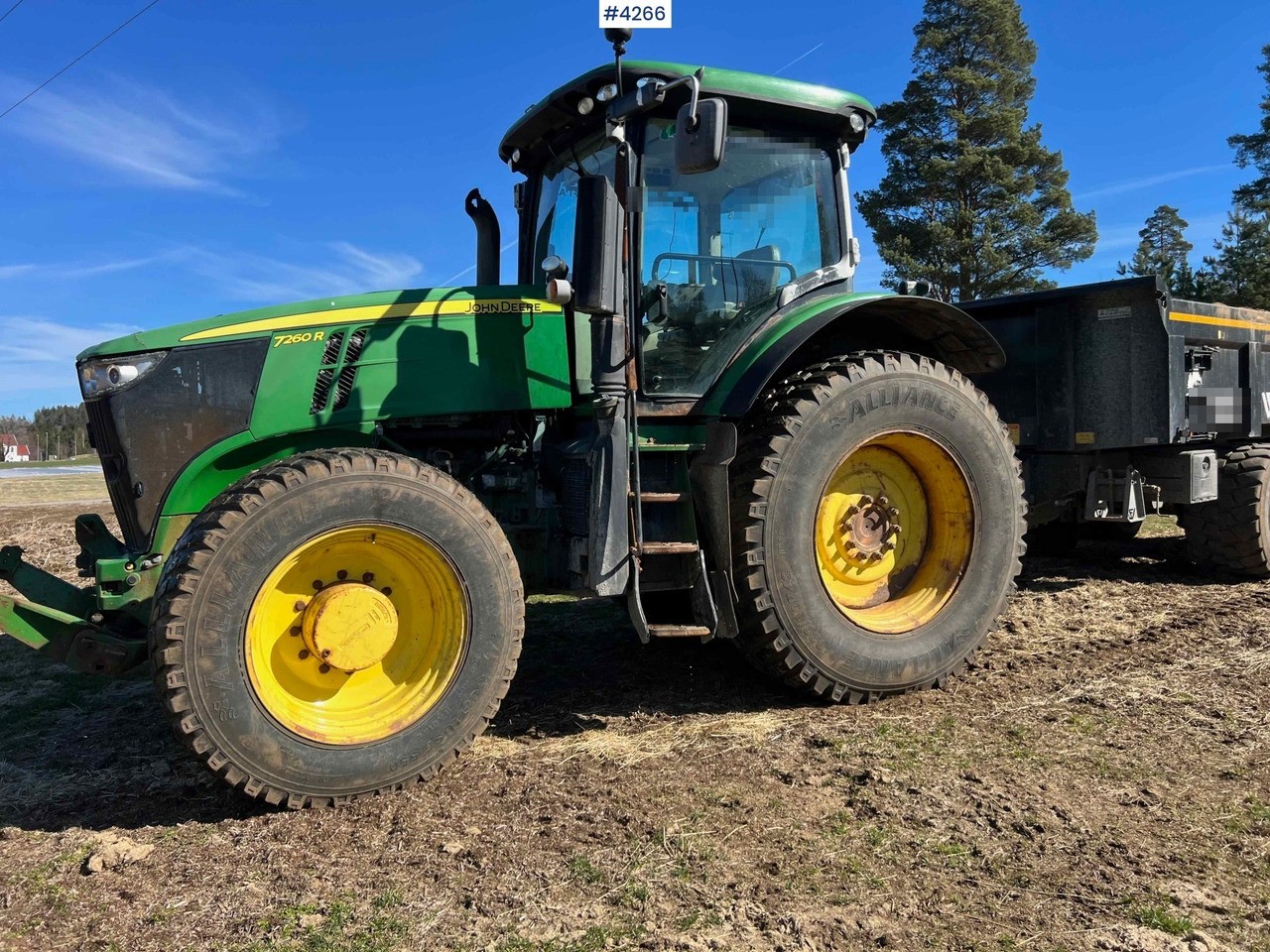 2012 John Deere 7260R Tractor w/ PTO - Traktor: pilt 5 2012 John Deere 7260R Tractor w/ PTO - Traktor: pilt 5