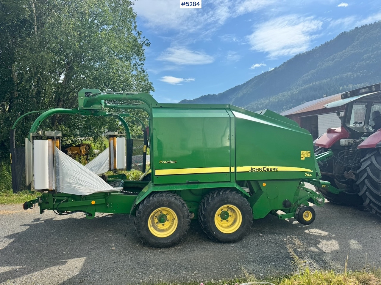2012 John Deere 744 Combi baler. - Kaarutusseadmed: pilt 4 2012 John Deere 744 Combi baler. - Kaarutusseadmed: pilt 4