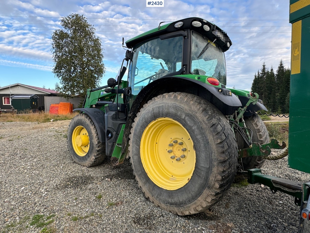 2016 John Deere 6155R w/ Trima front loader - Traktor: pilt 3 2016 John Deere 6155R w/ Trima front loader - Traktor: pilt 3