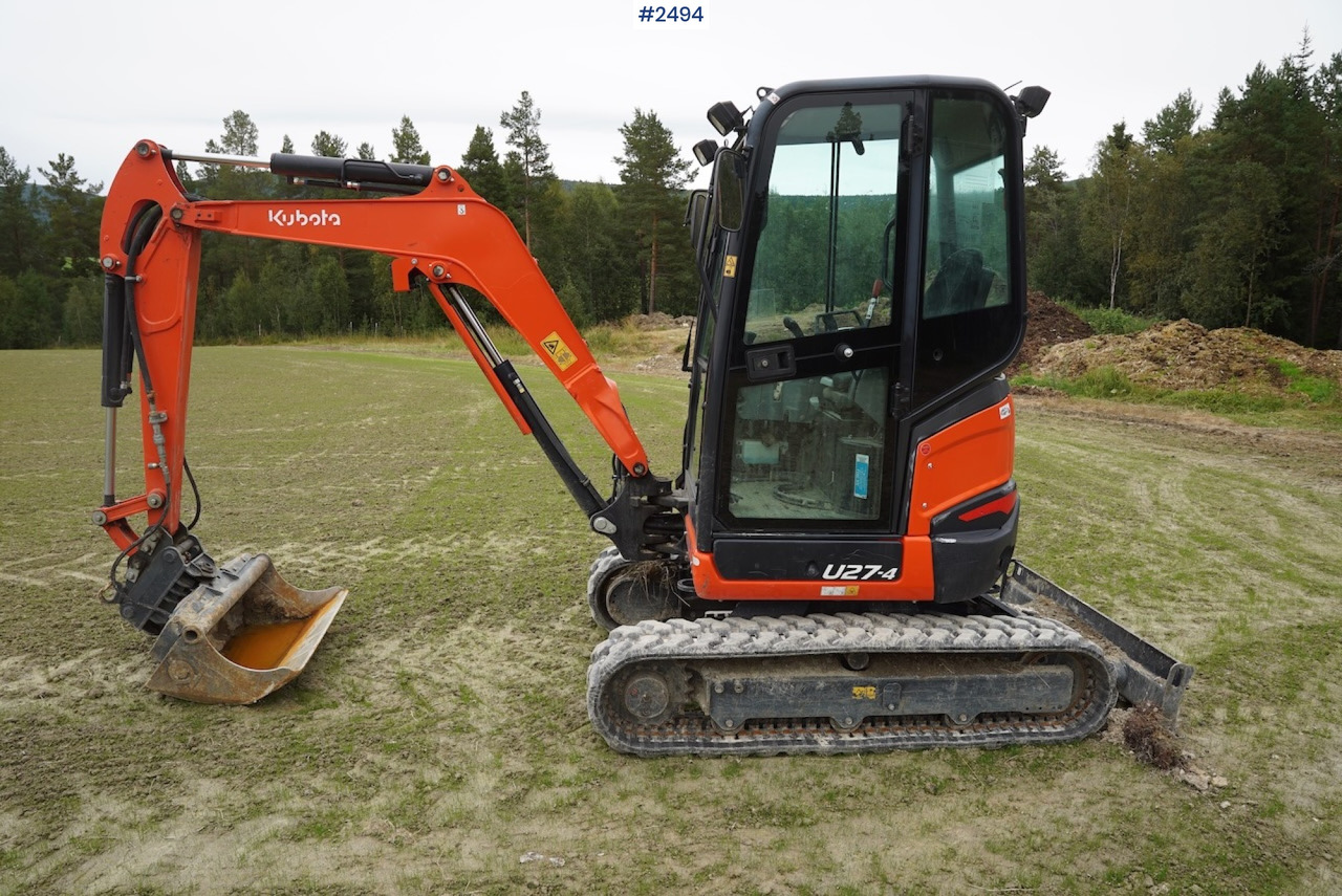 2018 Kubota U27-4 w/shear - Miniekskavaator: pilt 3 2018 Kubota U27-4 w/shear - Miniekskavaator: pilt 3