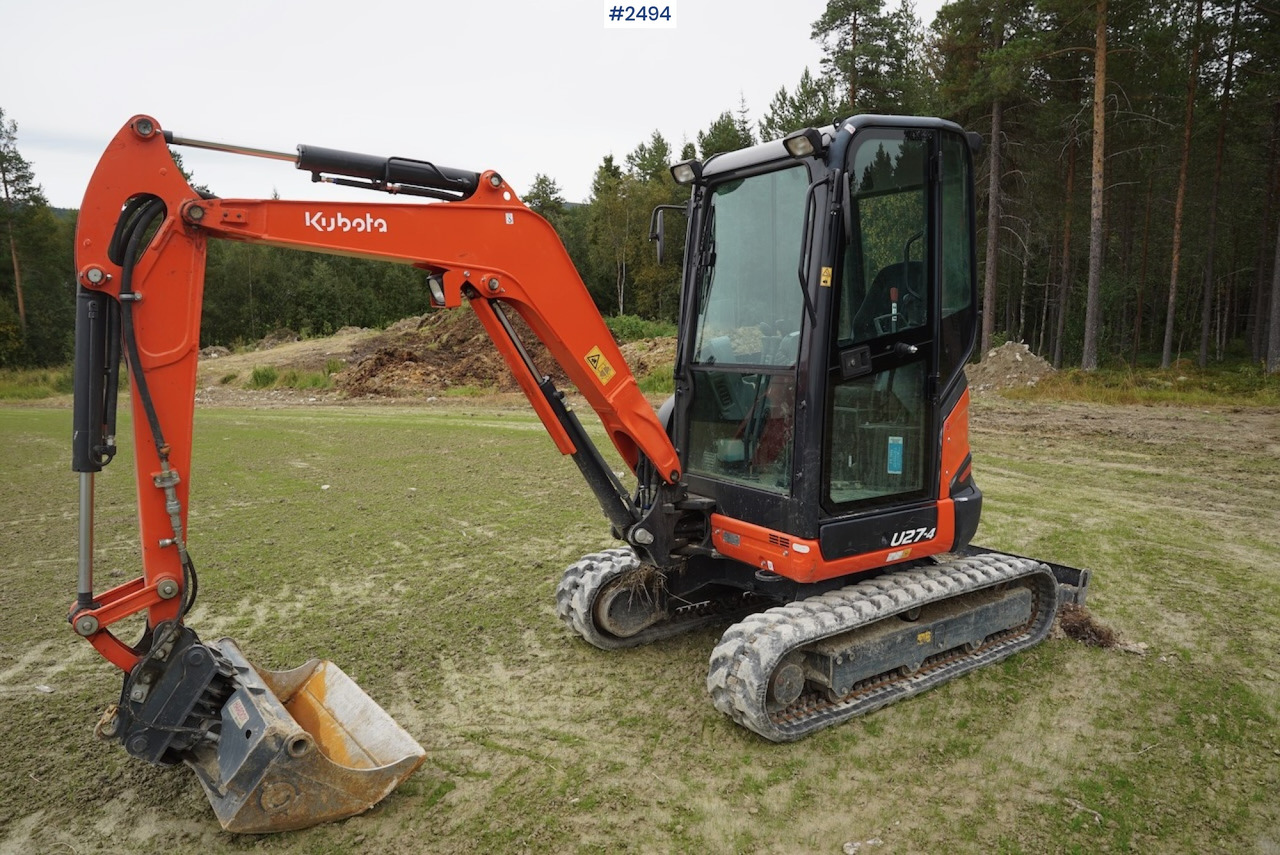 2018 Kubota U27-4 w/shear - Miniekskavaator: pilt 2 2018 Kubota U27-4 w/shear - Miniekskavaator: pilt 2