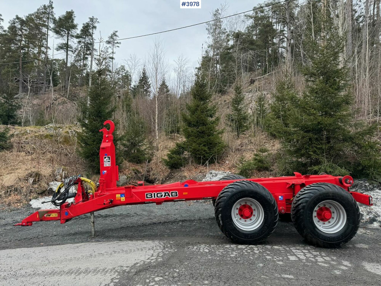 2022 Bigab 15-19 hook trailer - Madal platvorm järelhaagis: pilt 2 2022 Bigab 15-19 hook trailer - Madal platvorm järelhaagis: pilt 2