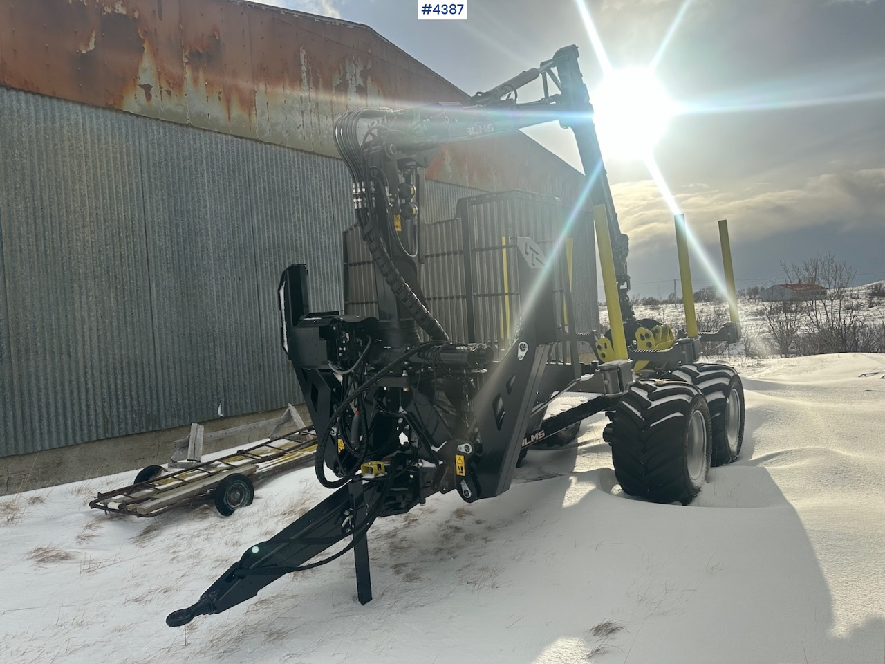 2023 Palms u12 timber trailer w/ Palms 5,85 krane. Never used. - Metsaveohaagis: pilt 4 2023 Palms u12 timber trailer w/ Palms 5,85 krane. Never used. - Metsaveohaagis: pilt 4