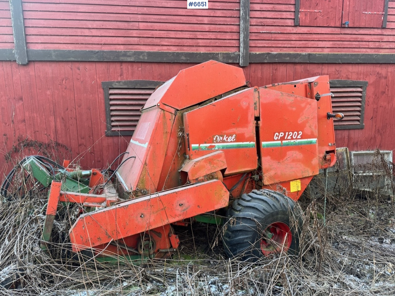 Approx. 1995 Orkel GP1202 Round Baler. - Kaarutusseadmed: pilt 1 Approx. 1995 Orkel GP1202 Round Baler. - Kaarutusseadmed: pilt 1