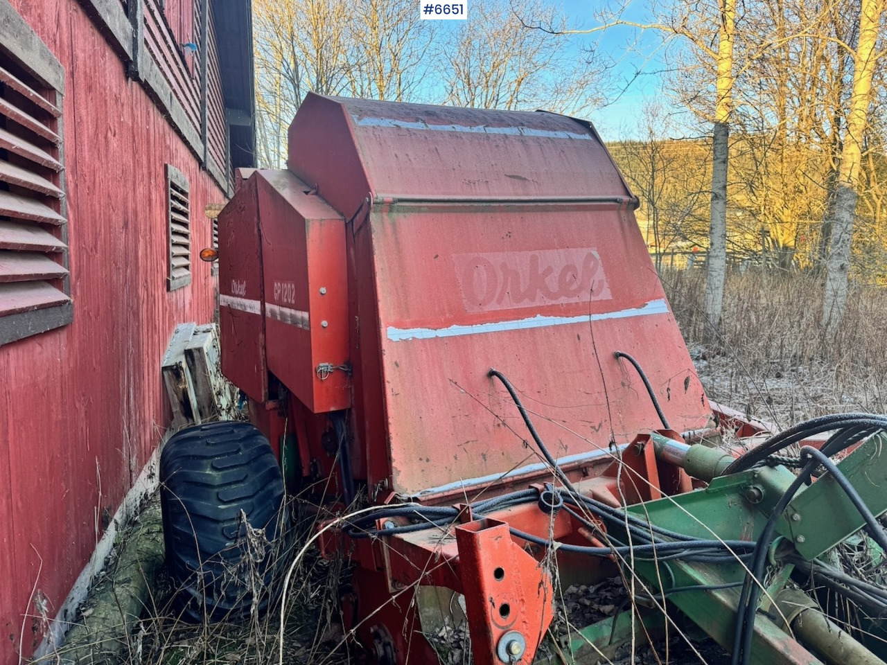 Approx. 1995 Orkel GP1202 Round Baler. - Kaarutusseadmed: pilt 4 Approx. 1995 Orkel GP1202 Round Baler. - Kaarutusseadmed: pilt 4