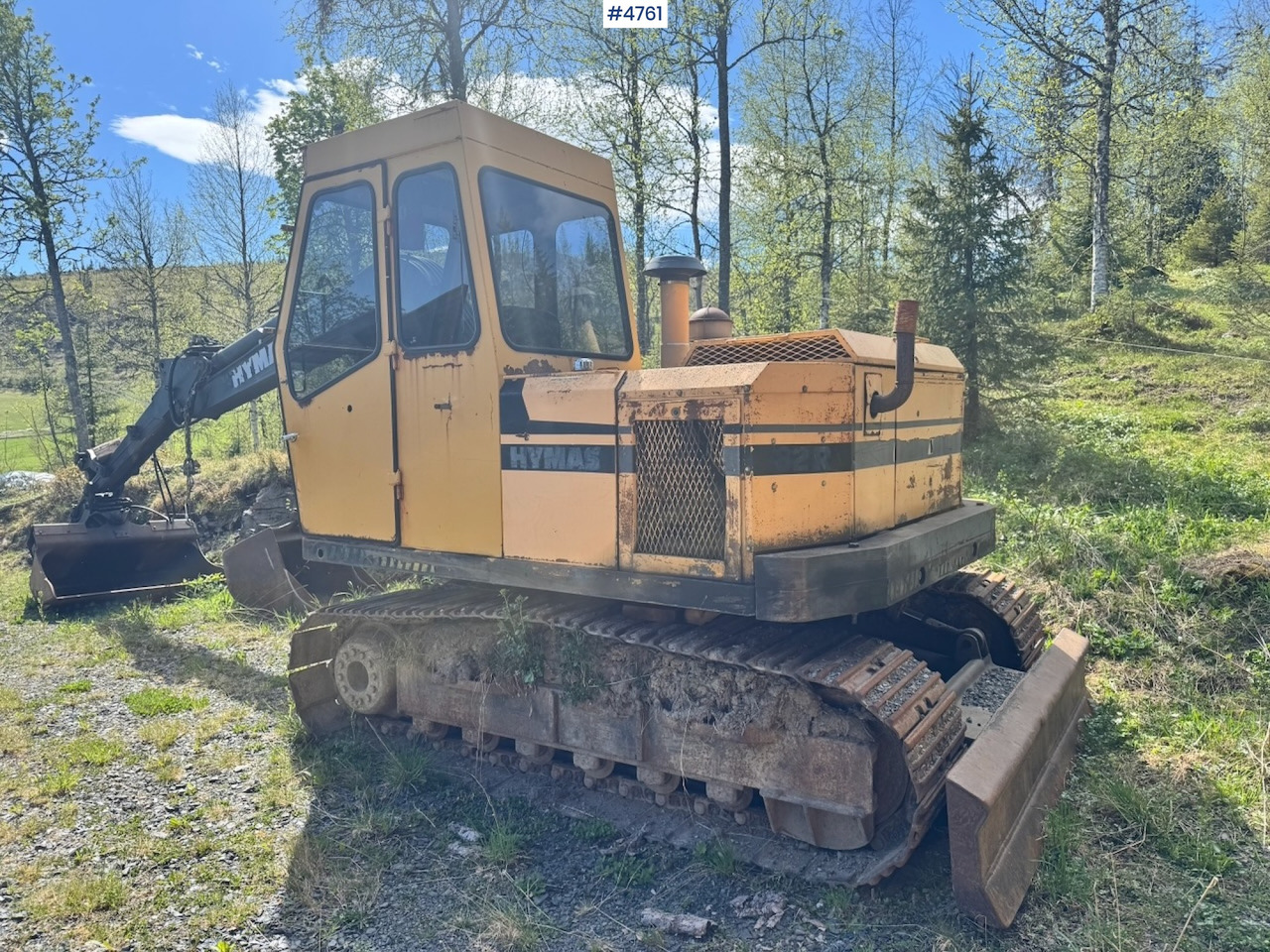 Circa 1990 Hymas 82R Crawler excavator w/ 2 buckets. - Ekskavaator: pilt 4 Circa 1990 Hymas 82R Crawler excavator w/ 2 buckets. - Ekskavaator: pilt 4
