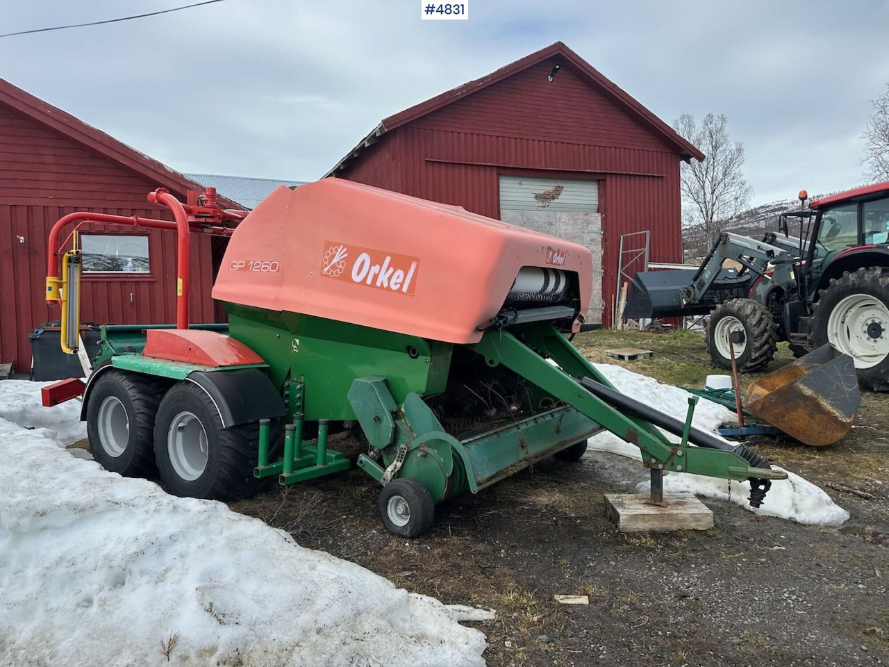 Orkel GP 1260 round baler. - Kaarutusseadmed: pilt 3 Orkel GP 1260 round baler. - Kaarutusseadmed: pilt 3