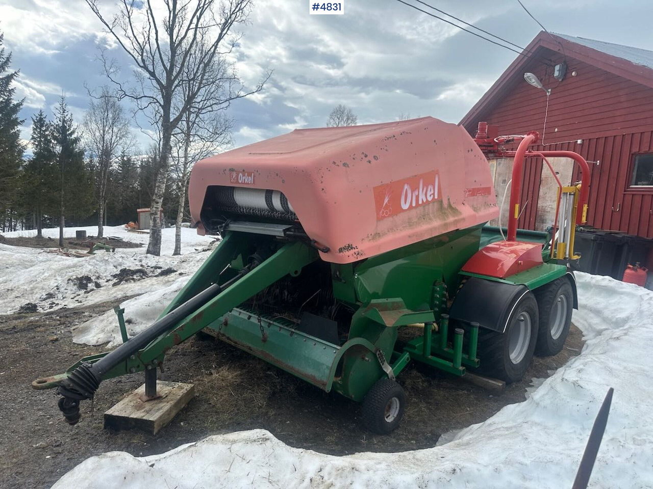 Orkel GP 1260 round baler. - Kaarutusseadmed: pilt 1 Orkel GP 1260 round baler. - Kaarutusseadmed: pilt 1