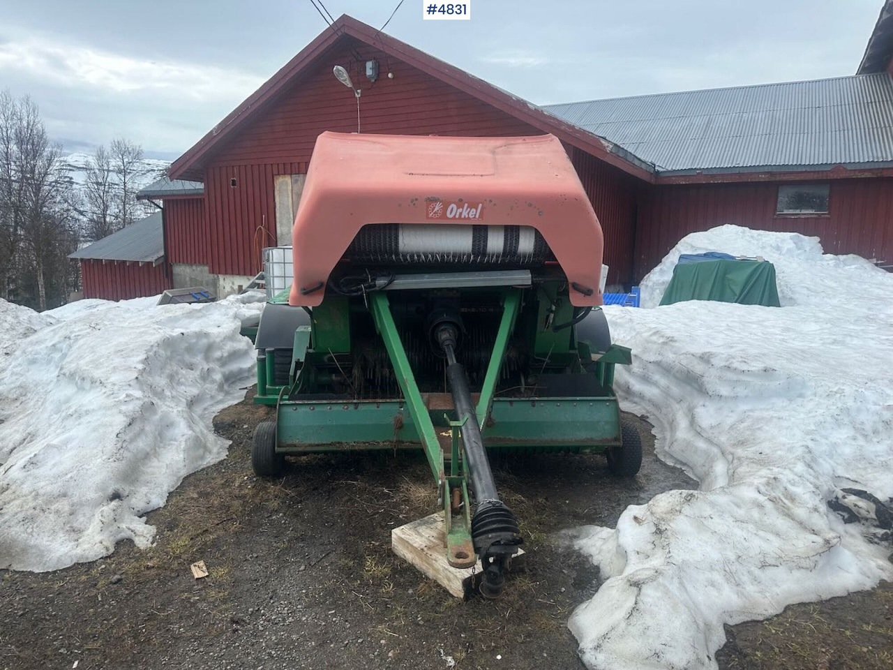 Orkel GP 1260 round baler. - Kaarutusseadmed: pilt 2 Orkel GP 1260 round baler. - Kaarutusseadmed: pilt 2