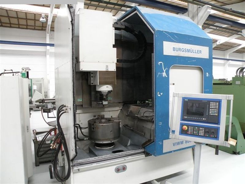 BURGSMUELLER VIWM 800_CNC - CNC töötlemiskeskus: pilt 1 BURGSMUELLER VIWM 800_CNC - CNC töötlemiskeskus: pilt 1