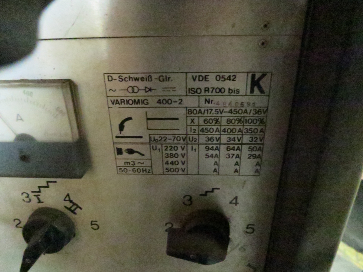 D-Schweiss Glr Variomig 400-2 - Keevitus seadmed: pilt 3 D-Schweiss Glr Variomig 400-2 - Keevitus seadmed: pilt 3