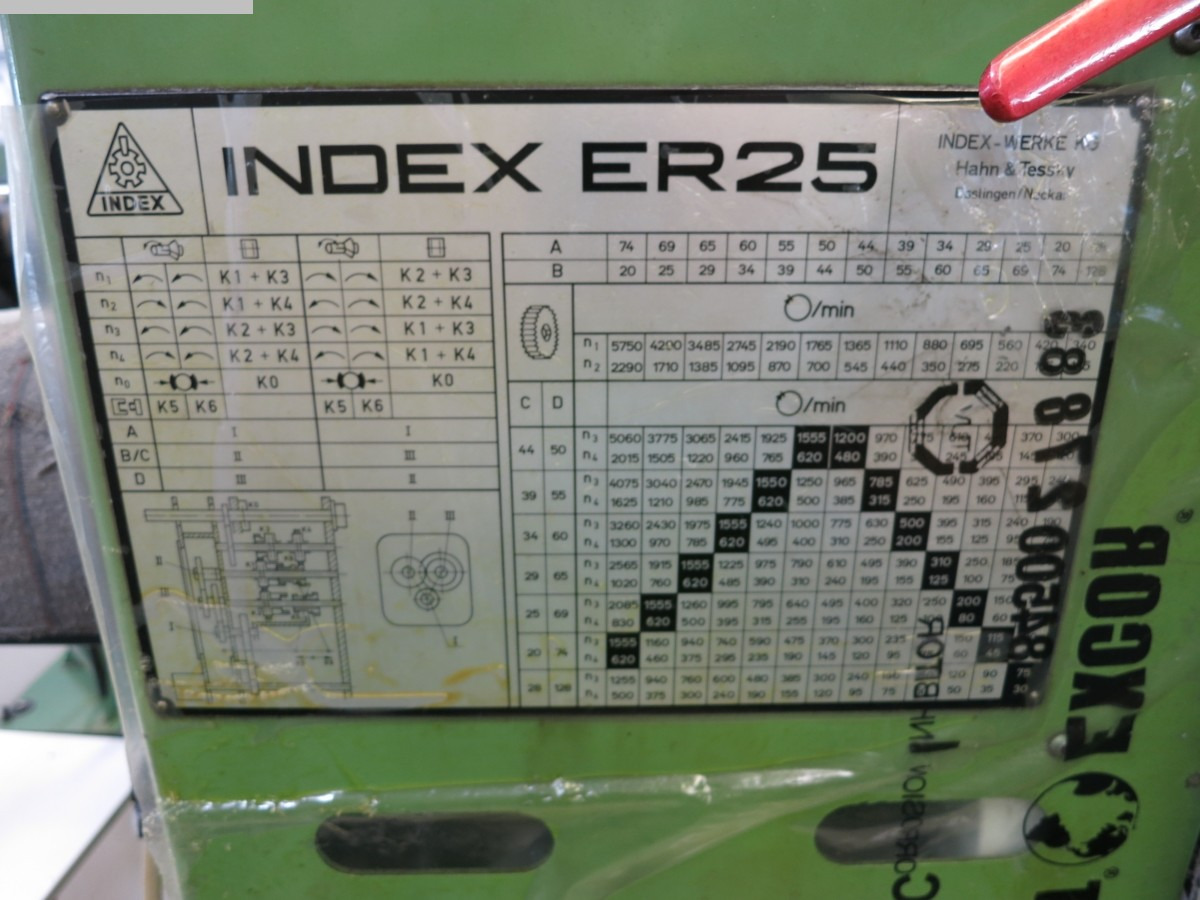 Metallitöötlusmasin INDEX ER 25: pilt 5