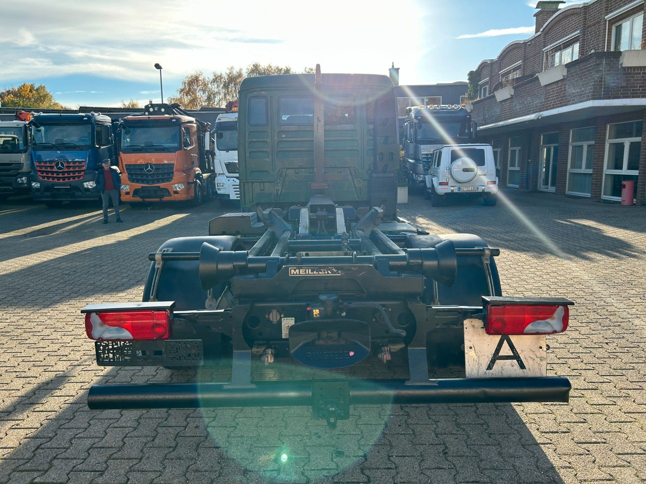 Konkstõstukiga veoauto MAN 12.250  Doppelkabine Abroller: pilt 12