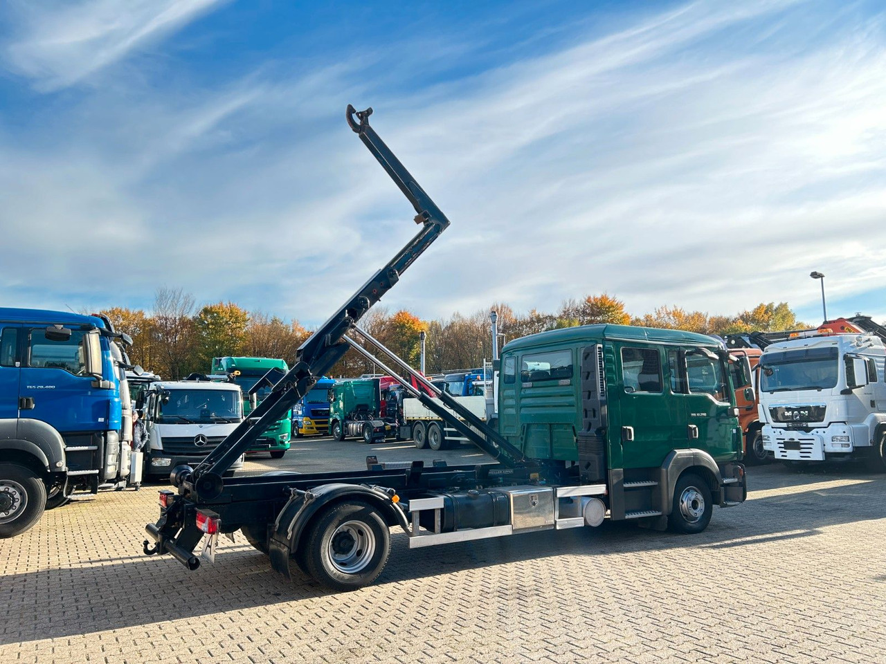 Konkstõstukiga veoauto MAN 12.250  Doppelkabine Abroller: pilt 10