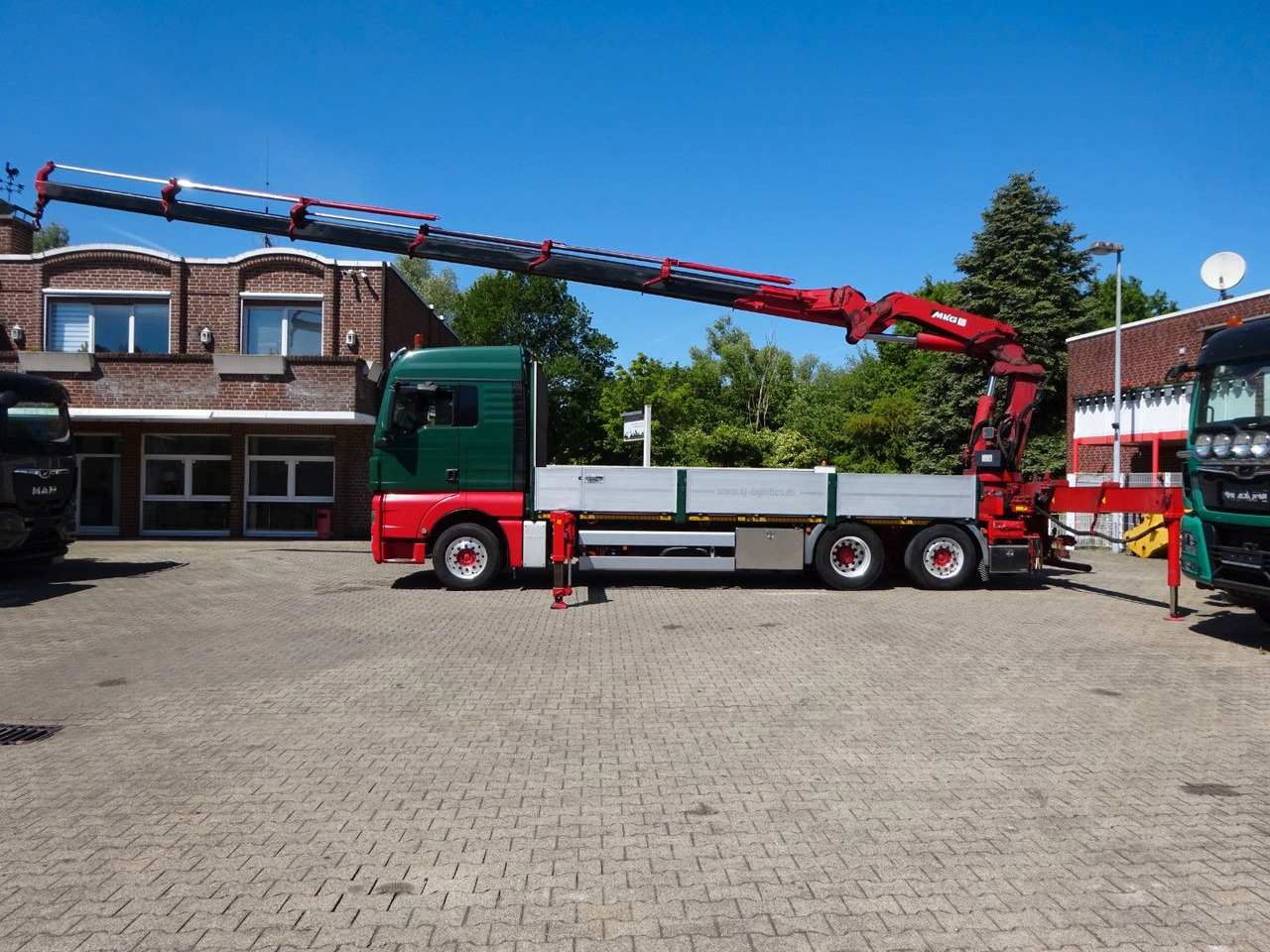 MAN 26.480 TGX + MKG HLK531 Kran +Lift-Lenkachse - Kraanaga veoauto: pilt 2 MAN 26.480 TGX + MKG HLK531 Kran +Lift-Lenkachse - Kraanaga veoauto: pilt 2