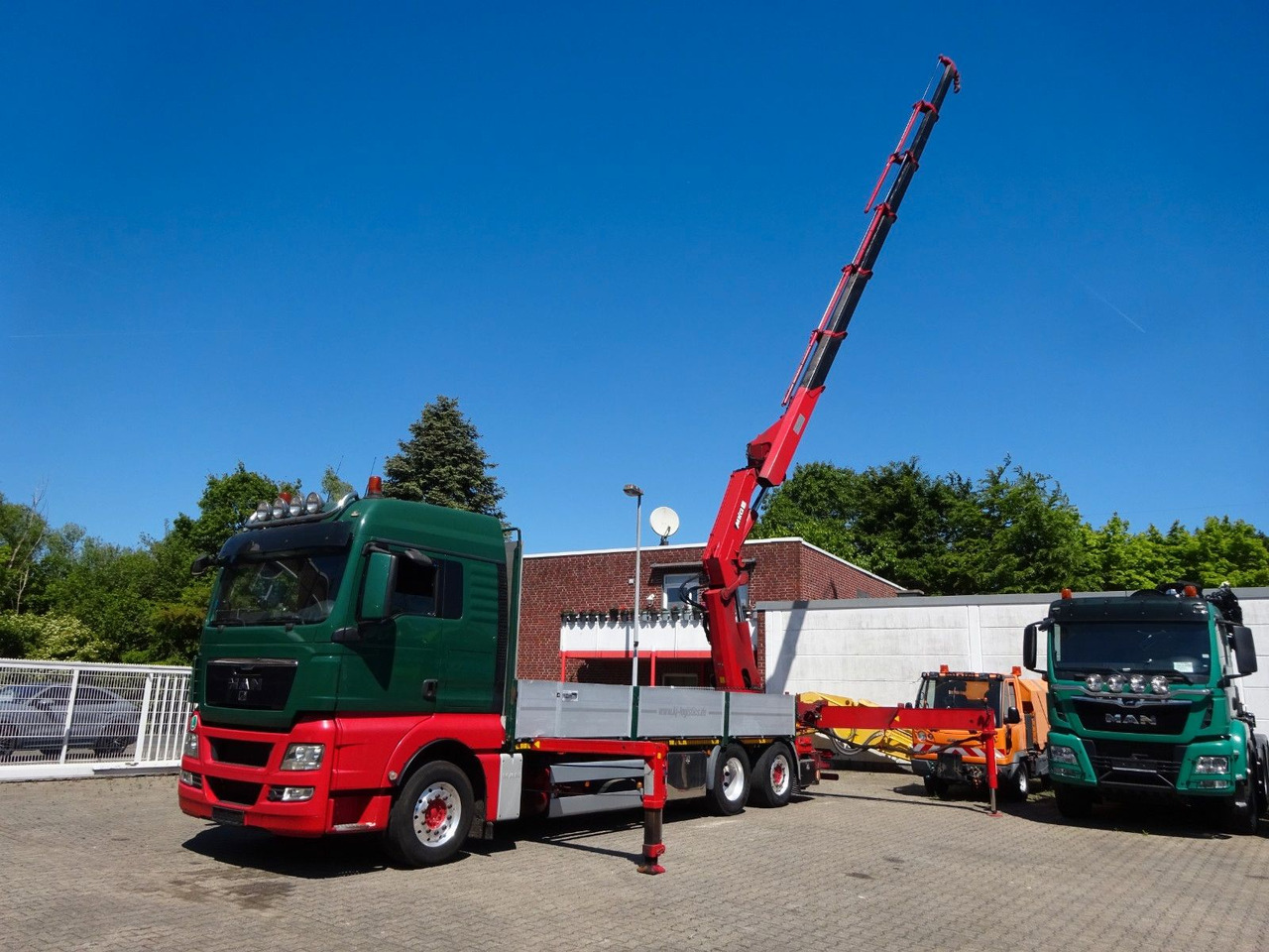MAN 26.480 TGX + MKG HLK531 Kran +Lift-Lenkachse - Madelveok/ Platvormveok, Kraanaga veoauto: pilt 4 MAN 26.480 TGX + MKG HLK531 Kran +Lift-Lenkachse - Madelveok/ Platvormveok, Kraanaga veoauto: pilt 4