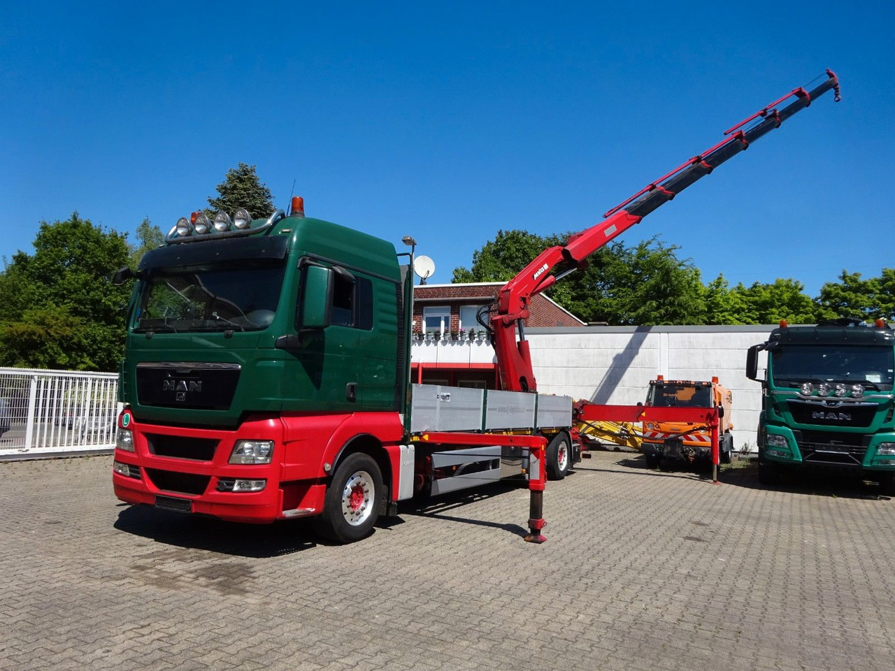 MAN 26.480 TGX + MKG HLK531 Kran +Lift-Lenkachse - Madelveok/ Platvormveok, Kraanaga veoauto: pilt 5 MAN 26.480 TGX + MKG HLK531 Kran +Lift-Lenkachse - Madelveok/ Platvormveok, Kraanaga veoauto: pilt 5