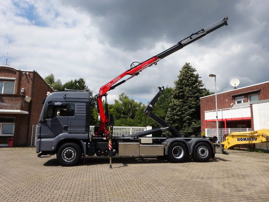 MAN 26.500 Abroller + Fassi F125A Kran 6x2-4 Allrad - Kraanaga veoauto, Konkstõstukiga veoauto: pilt 3 MAN 26.500 Abroller + Fassi F125A Kran 6x2-4 Allrad - Kraanaga veoauto, Konkstõstukiga veoauto: pilt 3