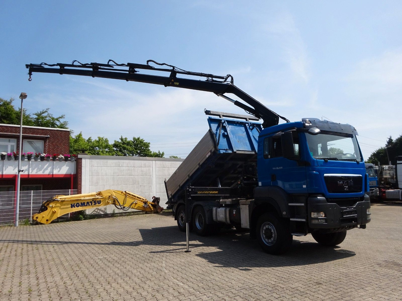 MAN 28.400 TGS 3Skipper+HIAB 166 E-4 HIPRPO 6x4-4 - Kallurauto, Kraanaga veoauto: pilt 4 MAN 28.400 TGS 3Skipper+HIAB 166 E-4 HIPRPO 6x4-4 - Kallurauto, Kraanaga veoauto: pilt 4
