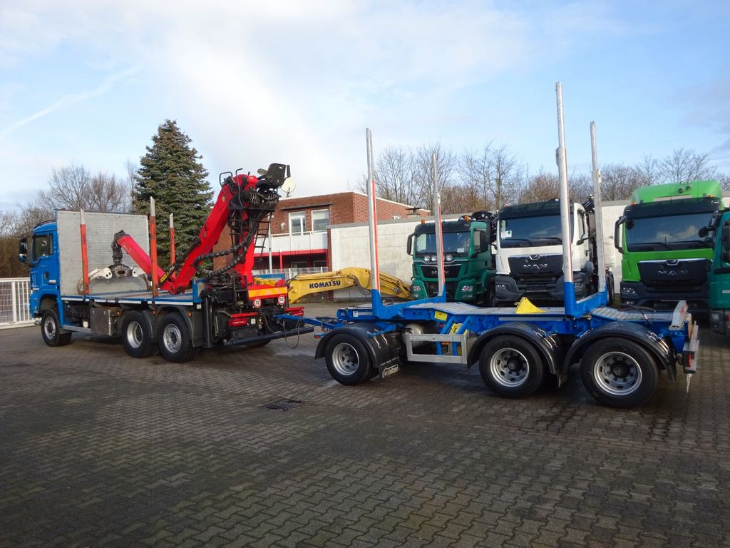 Metsaveok, Kraanaga veoauto MAN 28.500 TGS mit EPSILON-Kran+Achleitner Anhänger: pilt 11