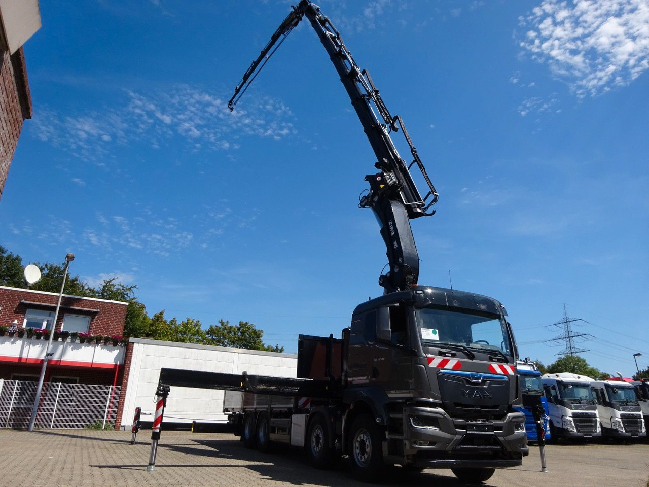 Kraanaga veoauto, Madelveok/ Platvormveok MAN 35.510 P+ 955 Effer jib Seilwind(100t Meterkran MAN 35.510 P+ 955 Effer jib Seilwind(100t Meterkran: pilt 8