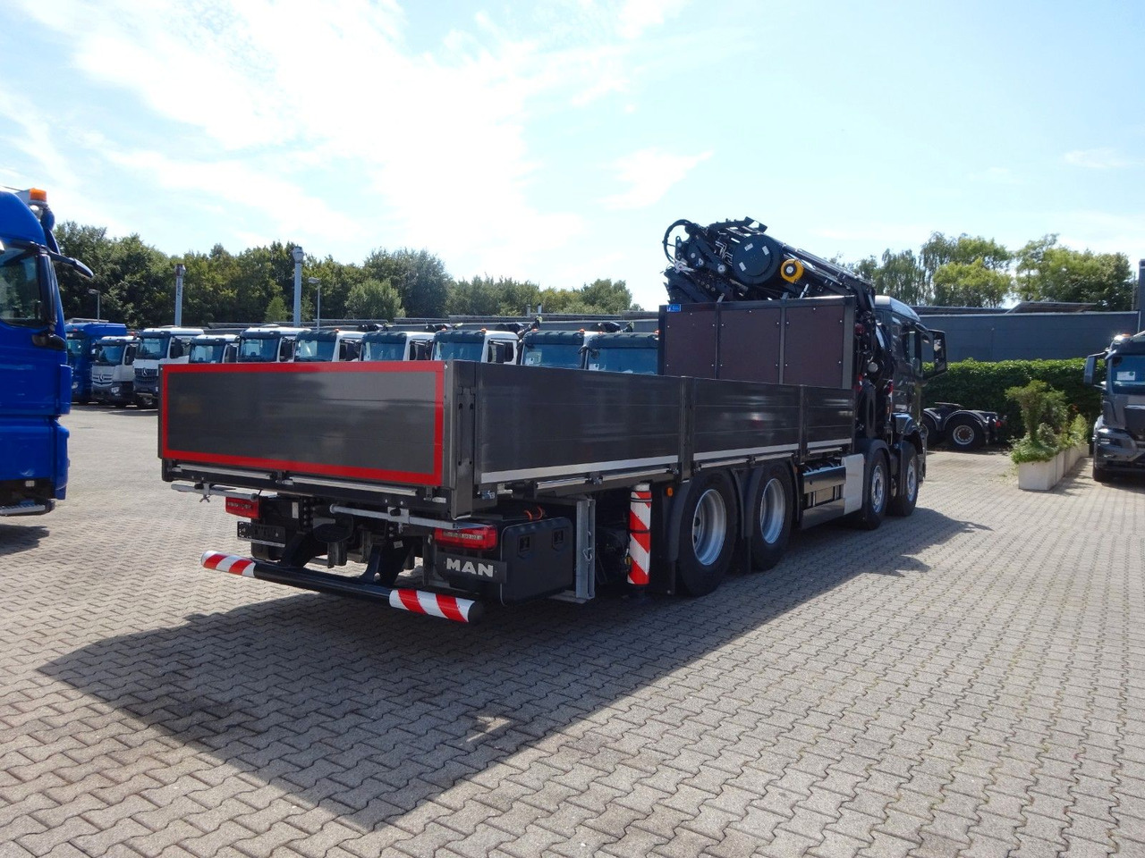Kraanaga veoauto, Madelveok/ Platvormveok MAN 35.510 P+ 955 Effer jib Seilwind(100t Meterkran MAN 35.510 P+ 955 Effer jib Seilwind(100t Meterkran: pilt 13