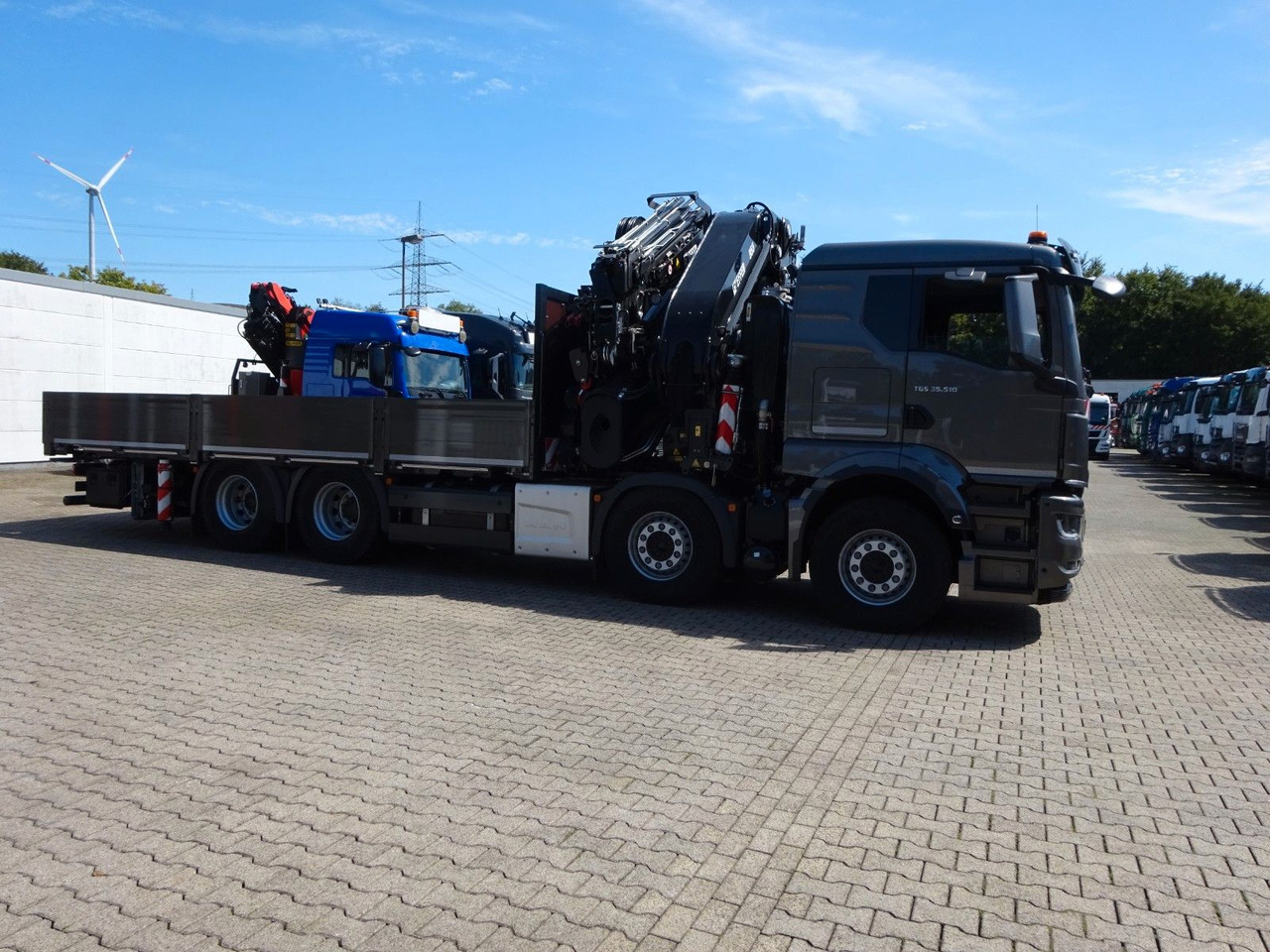 Kraanaga veoauto, Madelveok/ Platvormveok MAN 35.510 P+ 955 Effer jib Seilwind(100t Meterkran MAN 35.510 P+ 955 Effer jib Seilwind(100t Meterkran: pilt 14