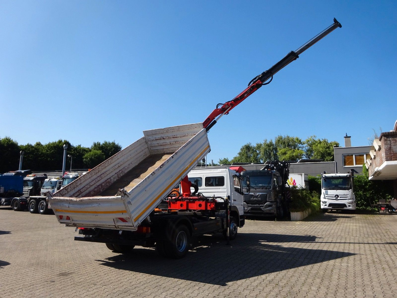 Mercedes-Benz 1224 Atego MEILLER 3Skipper + PK 8500 Kran - Kallurauto, Kraanaga veoauto: pilt 5 Mercedes-Benz 1224 Atego MEILLER 3Skipper + PK 8500 Kran - Kallurauto, Kraanaga veoauto: pilt 5