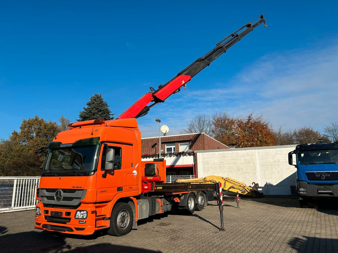 Mercedes-Benz 2541 Actros Plattform + FASSI Kran 6X2 - Kraanaga veoauto: pilt 5 Mercedes-Benz 2541 Actros Plattform + FASSI Kran 6X2 - Kraanaga veoauto: pilt 5