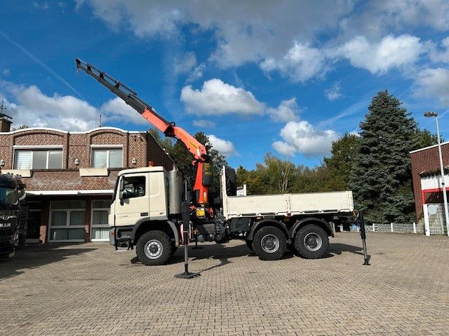 Mercedes-Benz 3344 Actros Pritsche + PK 34002 6x6 - Kraanaga veoauto: pilt 3 Mercedes-Benz 3344 Actros Pritsche + PK 34002 6x6 - Kraanaga veoauto: pilt 3