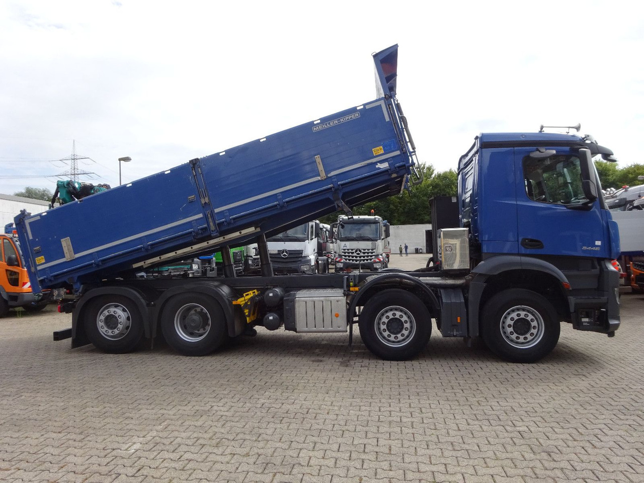 Kallurauto Mercedes-Benz 3446 Arocs MEILER 3 Seitenkipper 8x2: pilt 16