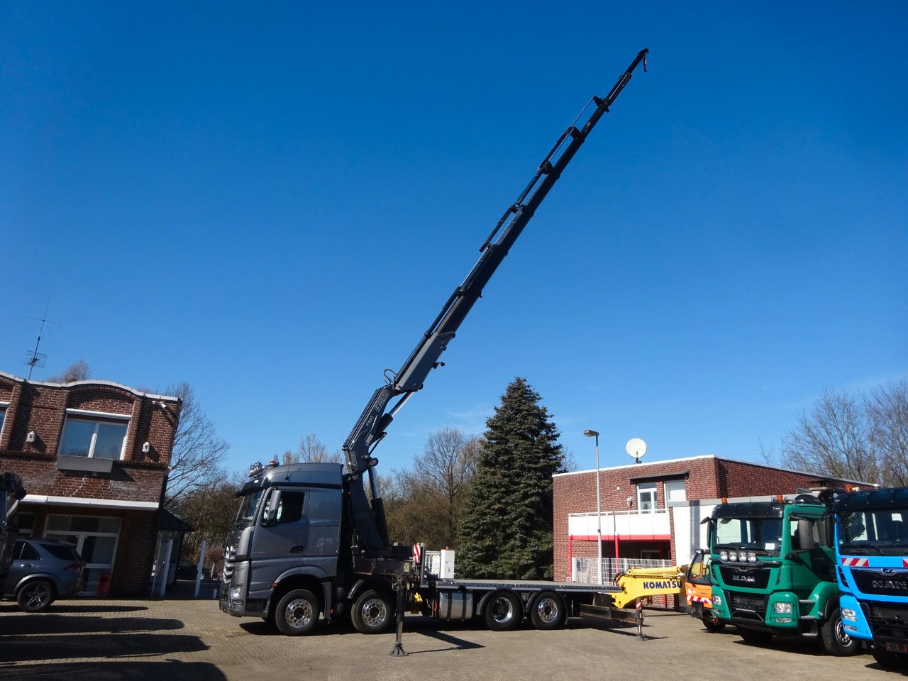 Mercedes-Benz 3453 Plattform + Fassi F820 Kran 8x2 Mercedes-Benz 3453 FASSI F820 Kran 8x Hydr. Ausschub - Kraanaga veoauto, Madelveok/ Platvormveok: pilt 4 Mercedes-Benz 3453 Plattform + Fassi F820 Kran 8x2 Mercedes-Benz 3453 FASSI F820 Kran 8x Hydr. Ausschub - Kraanaga veoauto, Madelveok/ Platvormveok: pilt 4