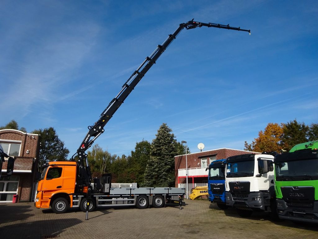 Mercedes-Benz 3751 Arocs Pritsche + HIAB 858 + JIB 8x2 - Kraanaga veoauto, Madelveok/ Platvormveok: pilt 2 Mercedes-Benz 3751 Arocs Pritsche + HIAB 858 + JIB 8x2 - Kraanaga veoauto, Madelveok/ Platvormveok: pilt 2