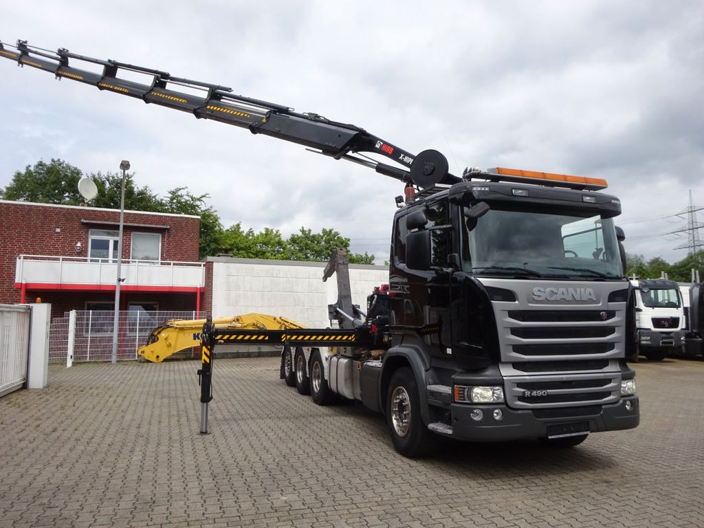 Scania R490 Abroller + HIAB 302E-6 Bj.2021 !Kran TRIDEM - Konkstõstukiga veoauto, Kraanaga veoauto: pilt 4 Scania R490 Abroller + HIAB 302E-6 Bj.2021 !Kran TRIDEM - Konkstõstukiga veoauto, Kraanaga veoauto: pilt 4