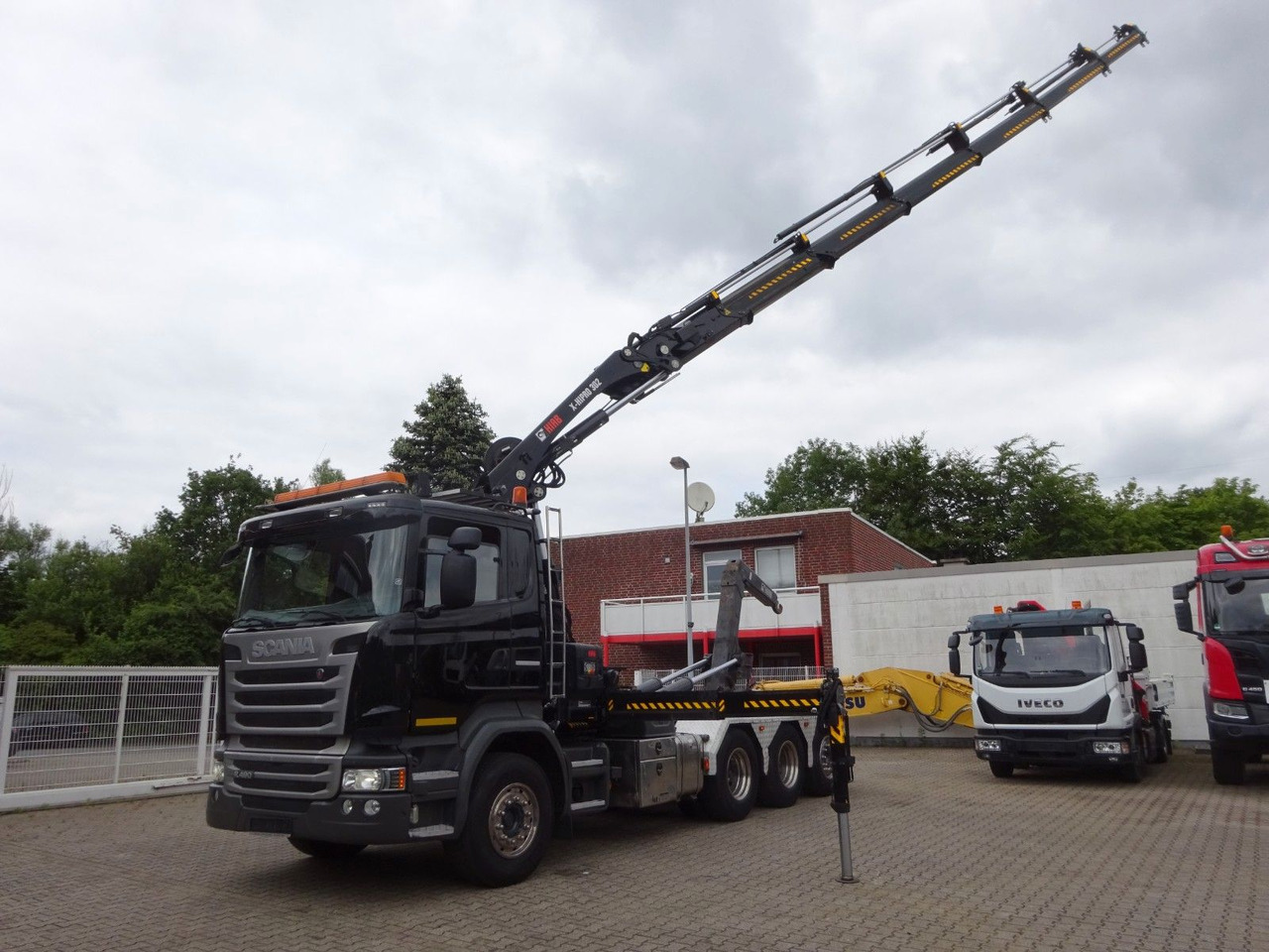 Scania R490 Abroller + HIAB 302E-6 Bj.2021 !Kran TRIDEM Scania R490 Abroller + HIAB 302E-6 Bj.2021 !Kran TRIDEM - Kraanaga veoauto, Konkstõstukiga veoauto: pilt 2 Scania R490 Abroller + HIAB 302E-6 Bj.2021 !Kran TRIDEM Scania R490 Abroller + HIAB 302E-6 Bj.2021 !Kran TRIDEM - Kraanaga veoauto, Konkstõstukiga veoauto: pilt 2