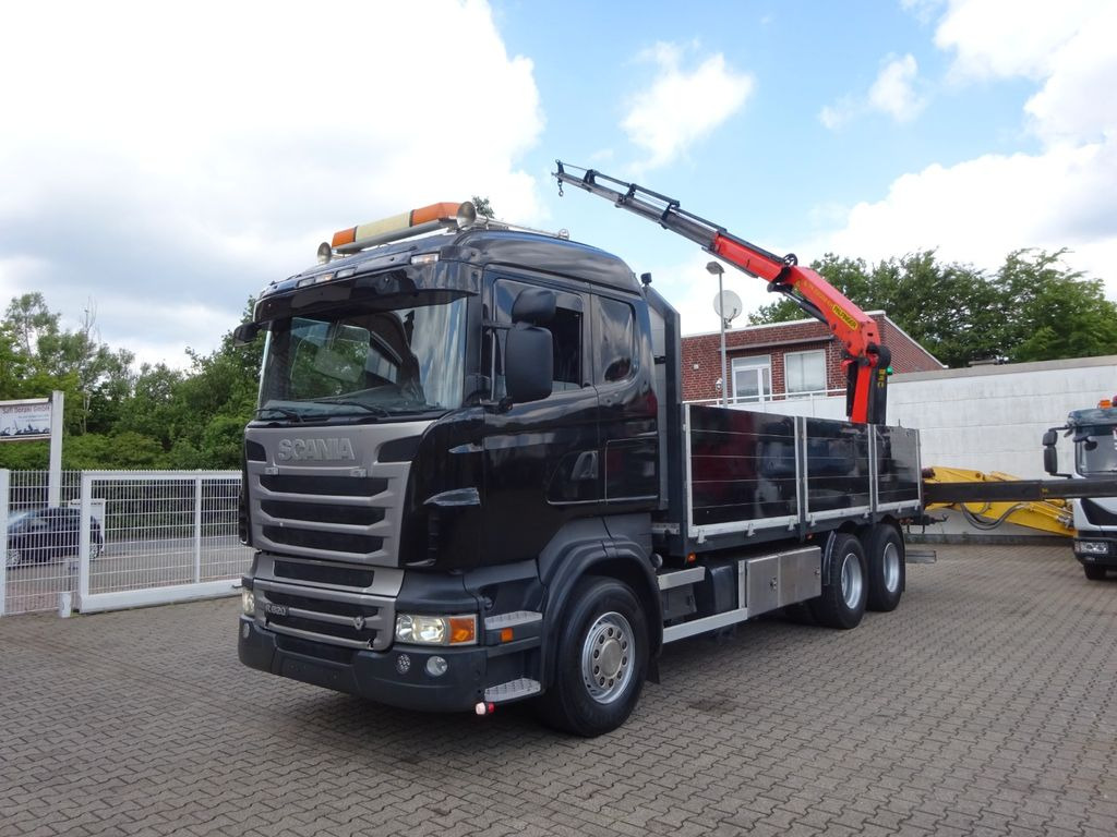 Scania R620 V8 Pritsche + PALFINGER 22002EH Kran Scania R620 V8 Pritsche + PALFINGER 22002EH Kran - Kraanaga veoauto, Madelveok/ Platvormveok: pilt 3 Scania R620 V8 Pritsche + PALFINGER 22002EH Kran Scania R620 V8 Pritsche + PALFINGER 22002EH Kran - Kraanaga veoauto, Madelveok/ Platvormveok: pilt 3