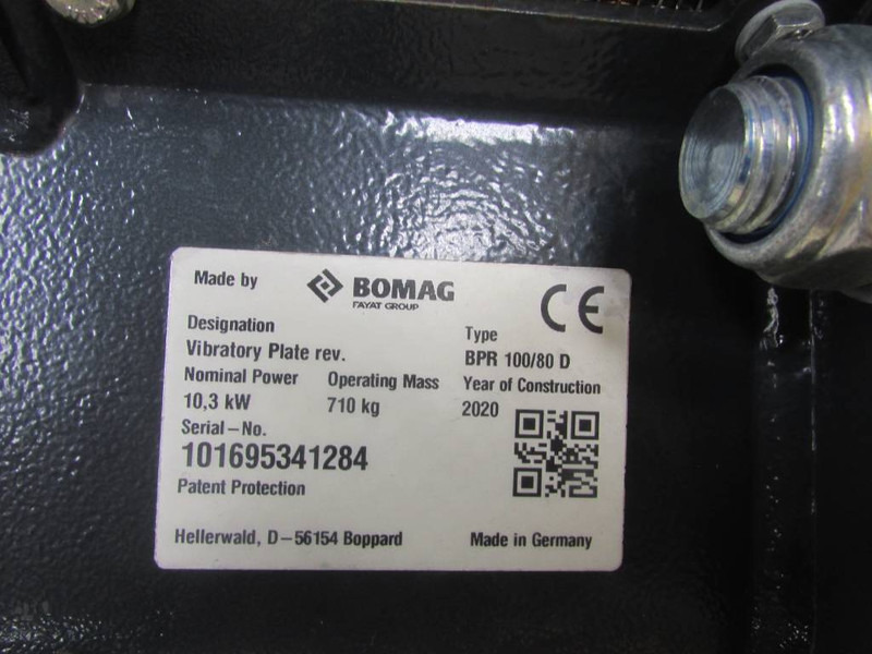 Bomag BPR 100/80 D 8.500 EUR Rüttelplatte - Vibraatorplaat: pilt 3 Bomag BPR 100/80 D 8.500 EUR Rüttelplatte - Vibraatorplaat: pilt 3