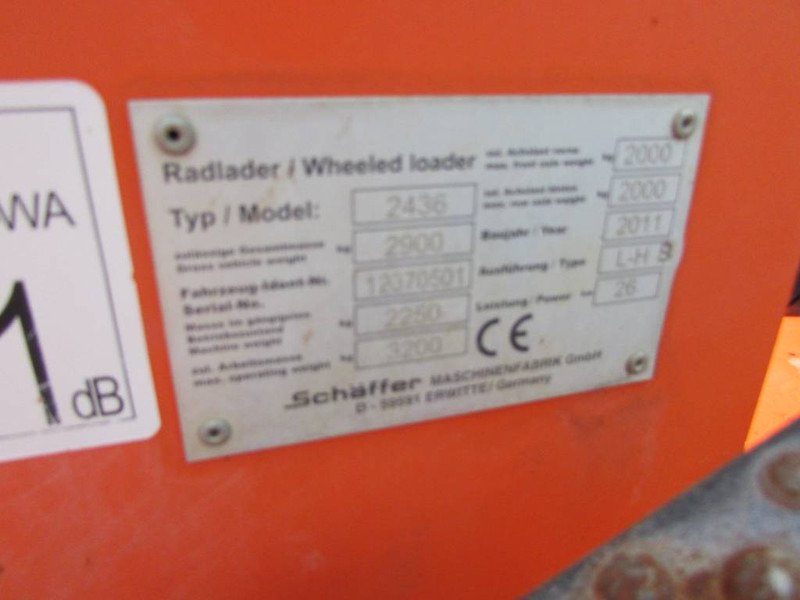 Schäffer 2436 Radlader Hoflader 22.000 EUR netto - Rataslaadur: pilt 4 Schäffer 2436 Radlader Hoflader 22.000 EUR netto - Rataslaadur: pilt 4