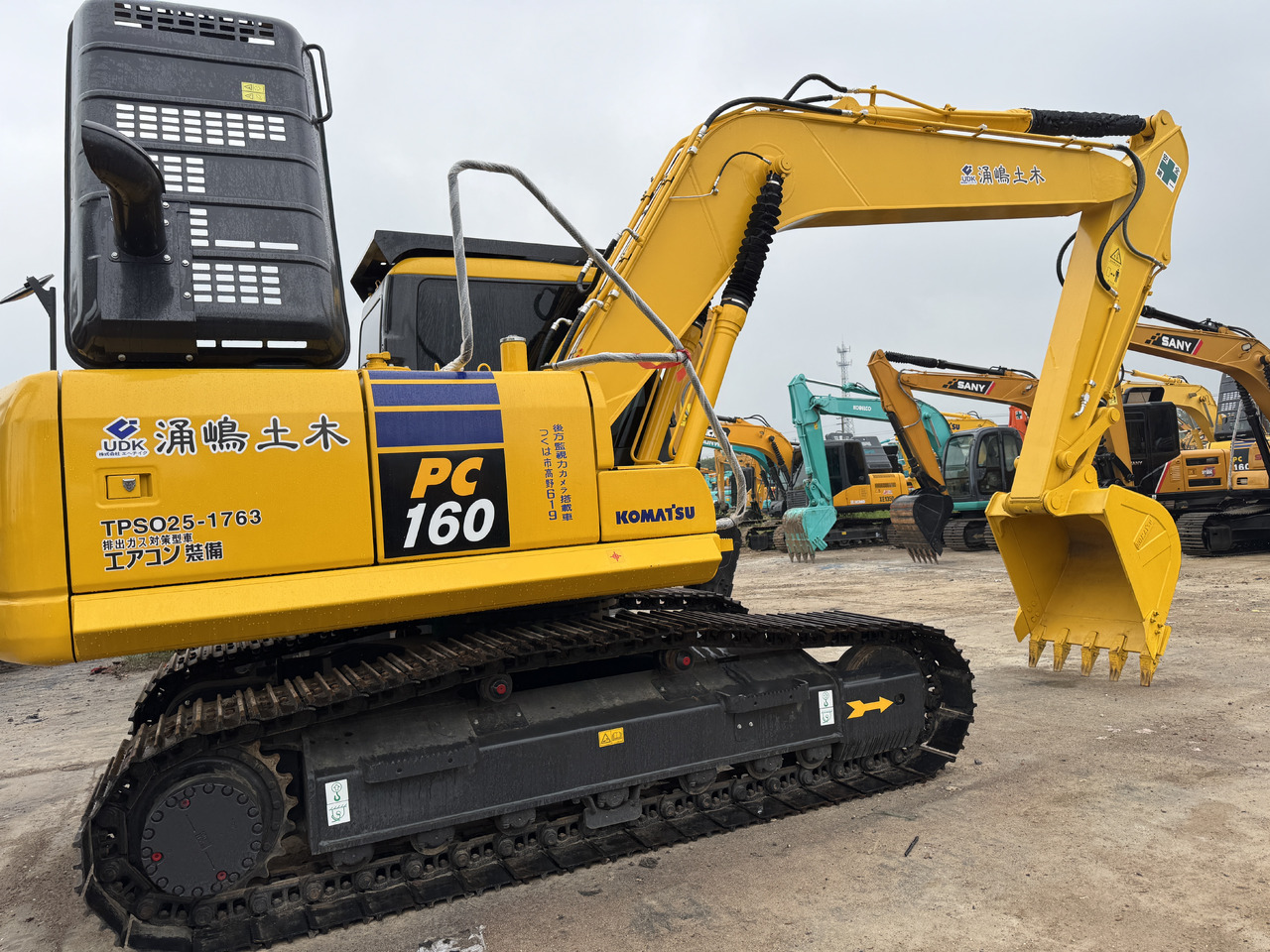 KOMATSU PC160 - Lintekskavaator: pilt 2 KOMATSU PC160 - Lintekskavaator: pilt 2
