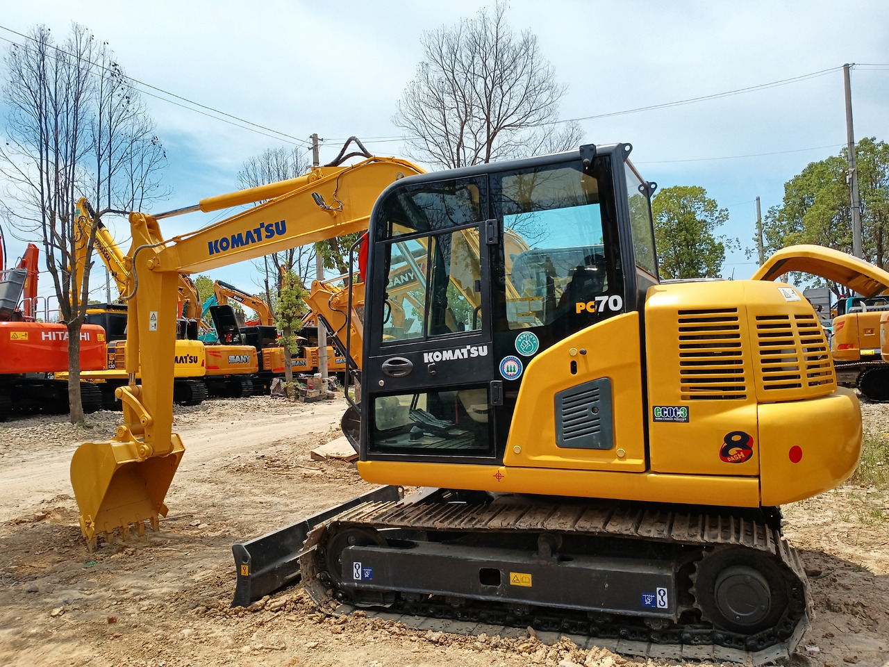 Komatsu PC70 - Lintekskavaator: pilt 1 Komatsu PC70 - Lintekskavaator: pilt 1