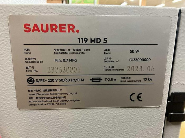 Sauer 119MD5 - Ehitusmasinad: pilt 5 Sauer 119MD5 - Ehitusmasinad: pilt 5