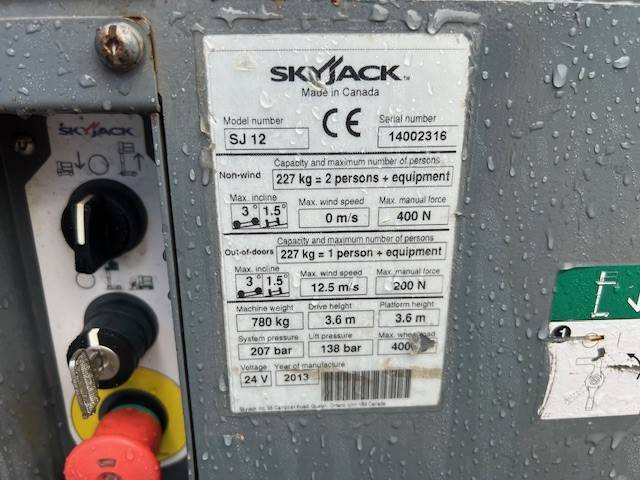 Masttõstuk Skyjack SJ 12 | 2013: pilt 14