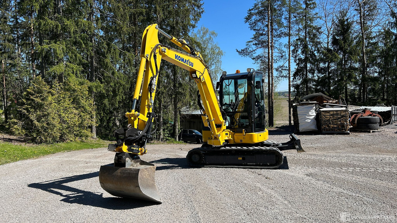 Kumitelakaivinkone Komatsu PC55MR, vm. 2021, sekä EC206 rototiltti, Lieto - Ehitusmasinad: pilt 2 Kumitelakaivinkone Komatsu PC55MR, vm. 2021, sekä EC206 rototiltti, Lieto - Ehitusmasinad: pilt 2