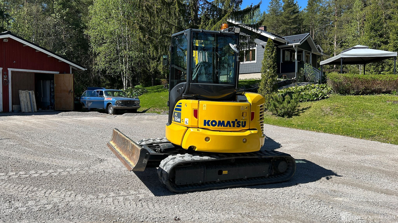 Kumitelakaivinkone Komatsu PC55MR, vm. 2021, sekä EC206 rototiltti, Lieto - Ehitusmasinad: pilt 5 Kumitelakaivinkone Komatsu PC55MR, vm. 2021, sekä EC206 rototiltti, Lieto - Ehitusmasinad: pilt 5